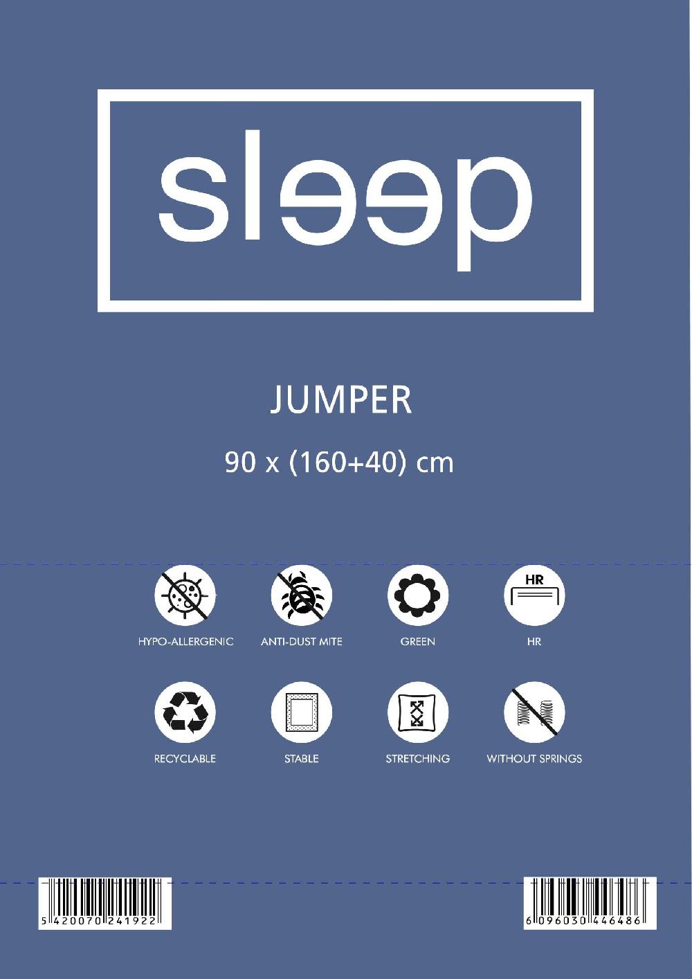 Emob Verlengbare Matras Jumper 90x160>200cm - Koudschuim