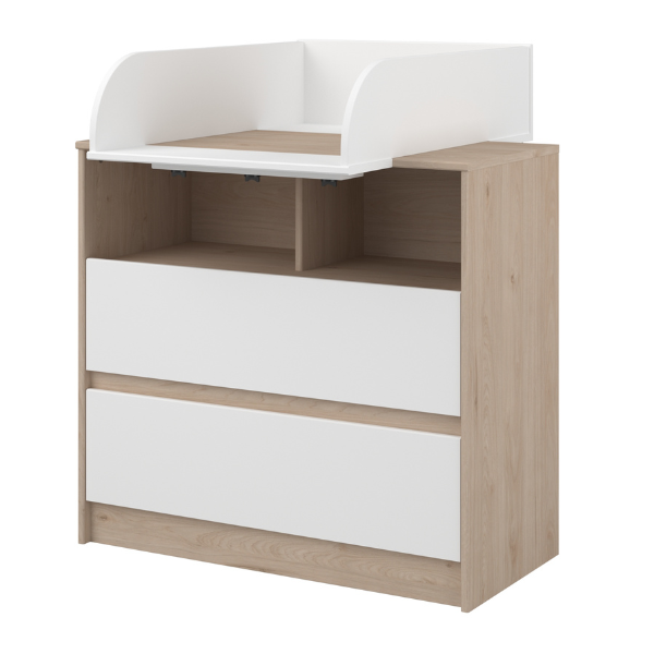 Emob Verzorgingstafel Voor Op Commode Shelby 55 Cm-wit