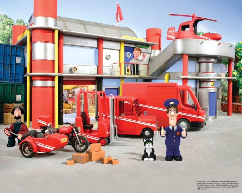 Emob Walltastic Kinderbehang Postbode Pieter Post 305x244 Cm