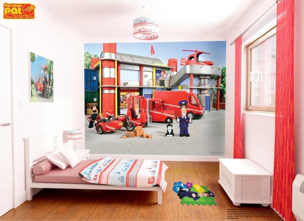 Emob Walltastic Kinderbehang Postbode Pieter Post 305x244 Cm