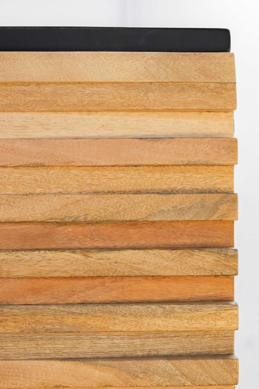 Emob Wandkast Hariette 110cm 2 Deuren & 2 Lades - Bruin/zwart