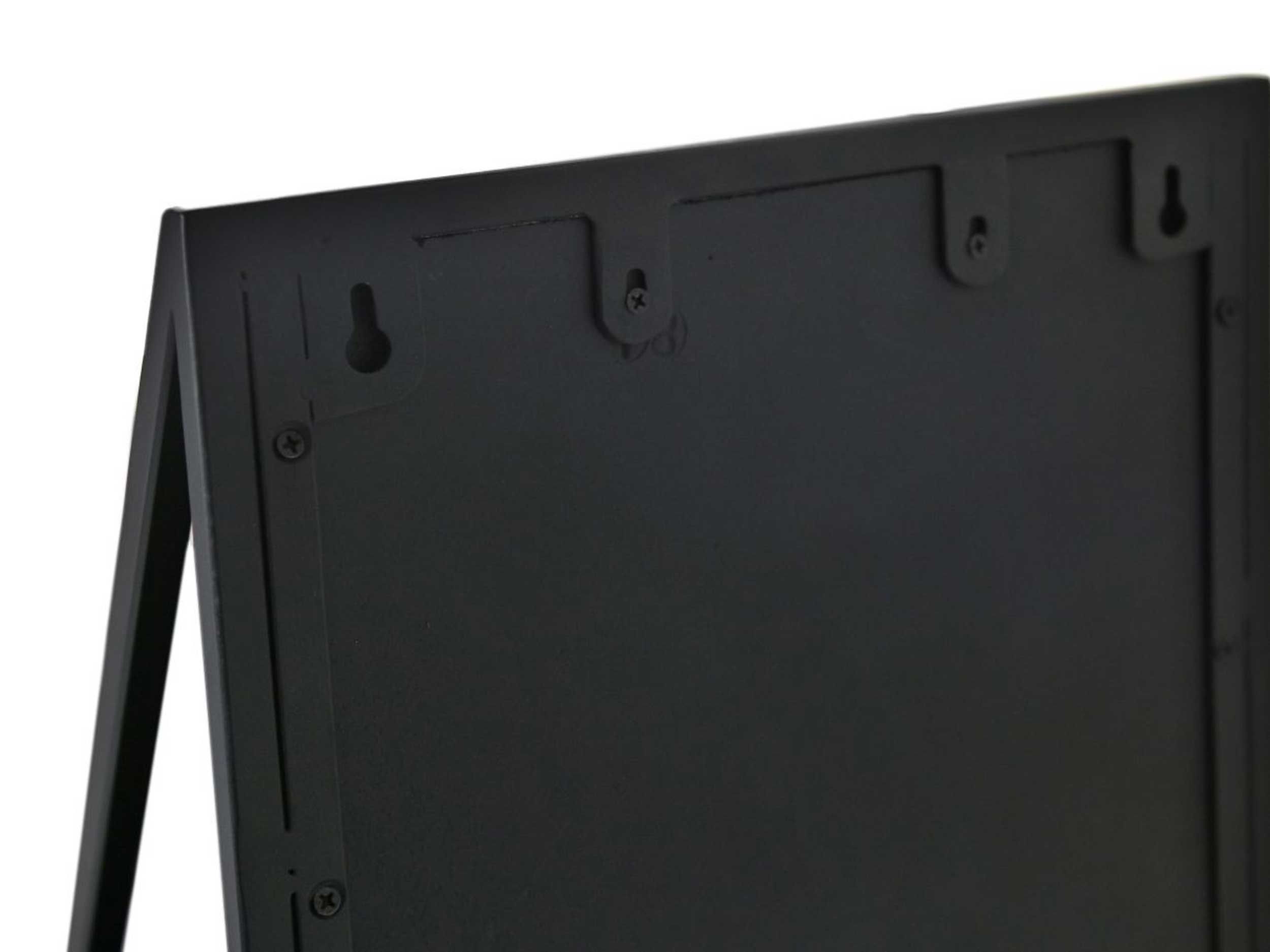 Emob Wandplank Verona - 30x19x60cm - Mangohout En Metaal / Zwart