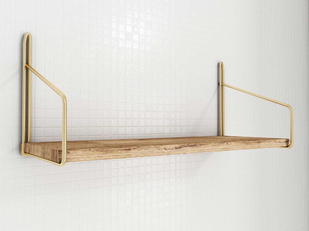 Emob Wandplank Woody Fashion - 45x16x16cm - Massief Hout