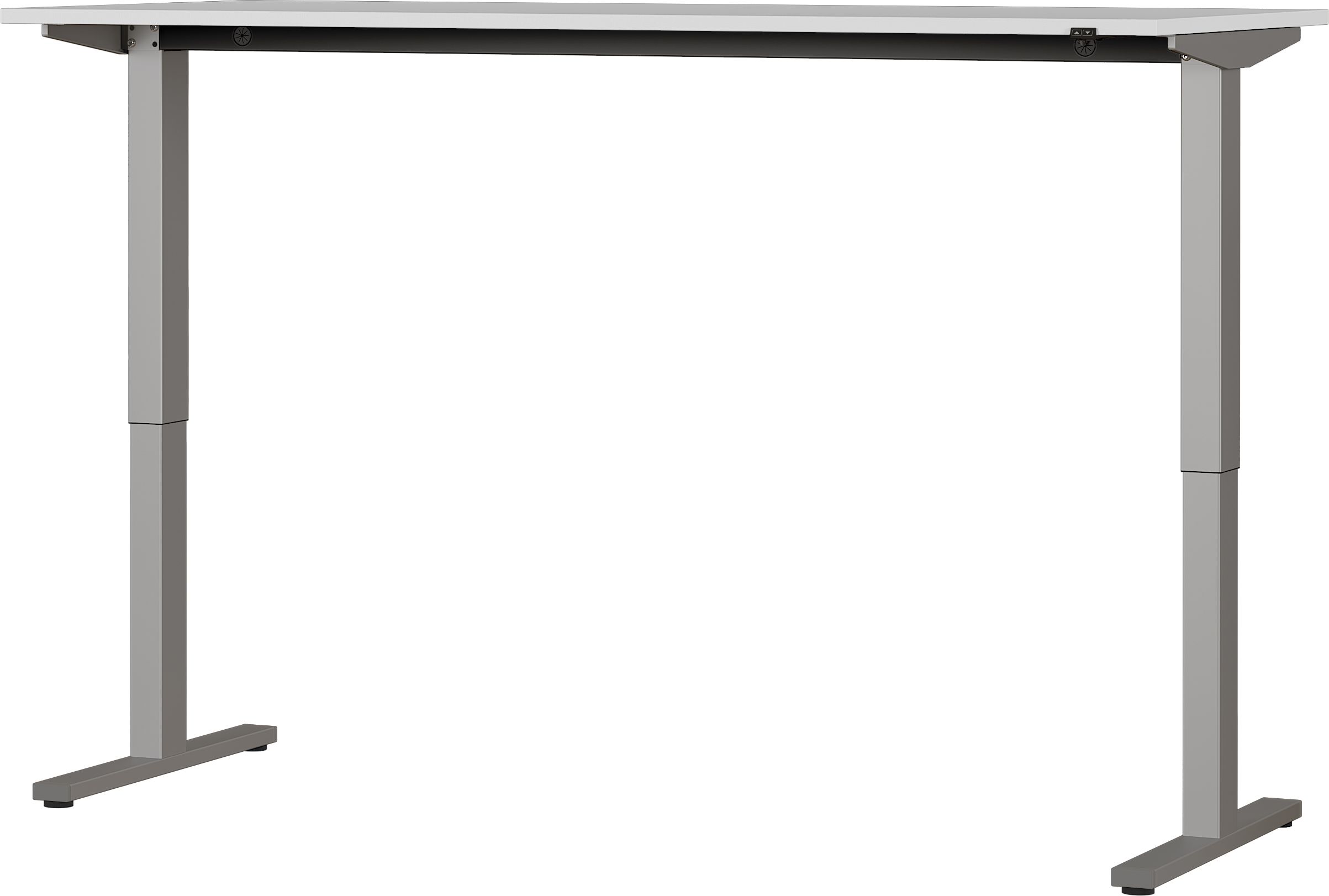 Emob Zit-sta Bureau Osmond 180cm Elektrisch Verstelbaar - Lichtgrijs/zilver