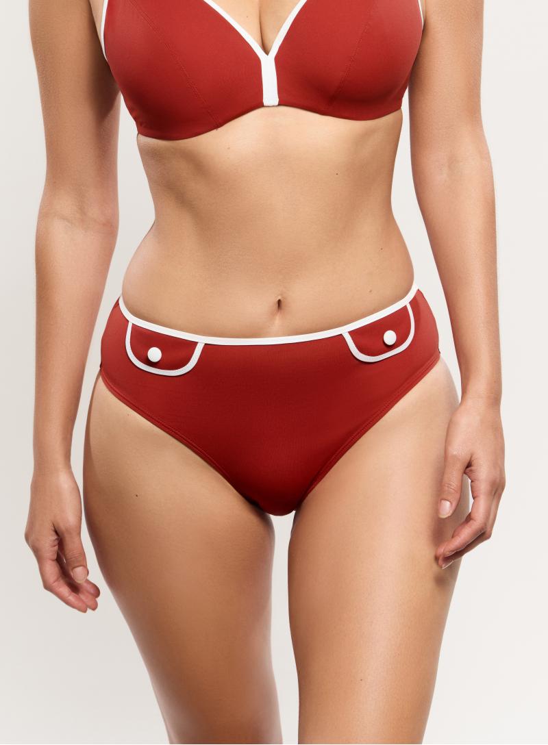 empreinte Bikini - Slip taille haute ATTITUDE Tomette