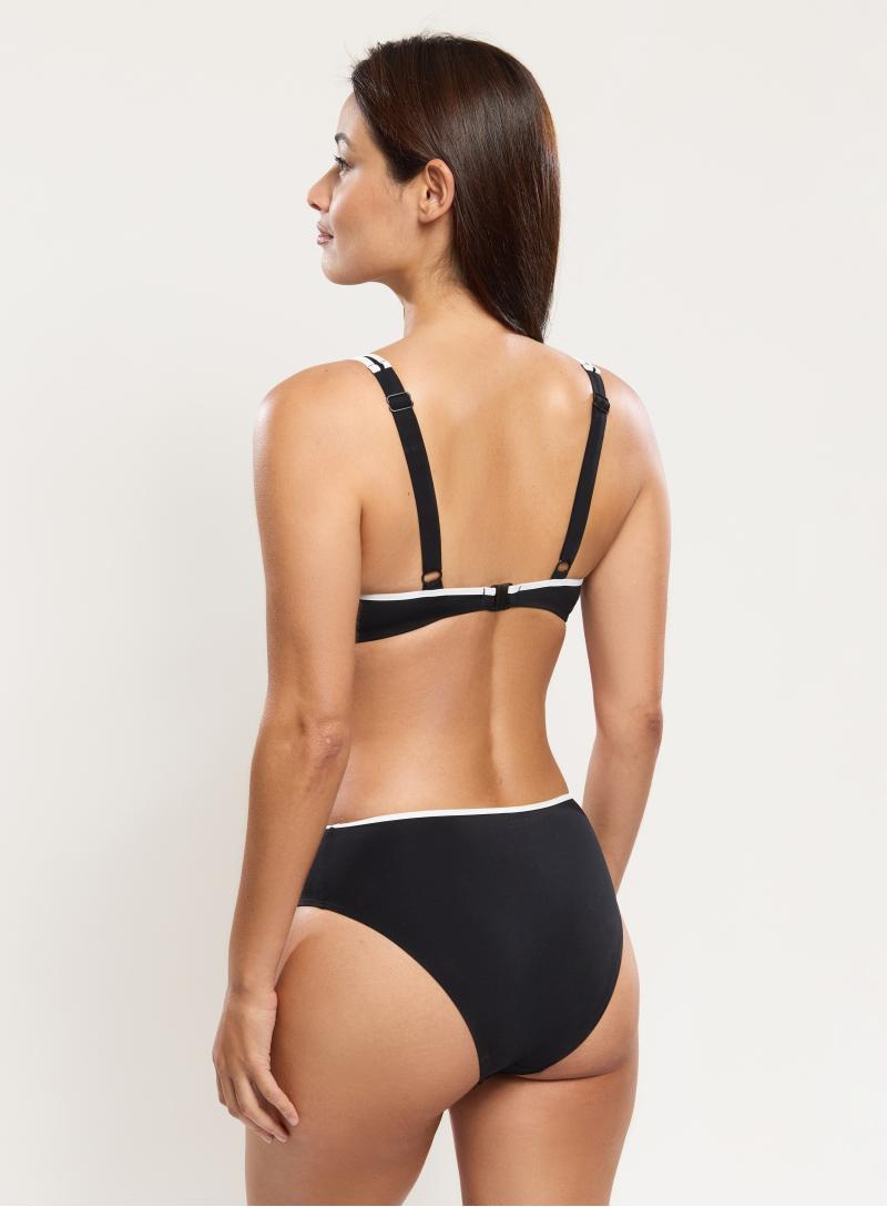 Empreinte Bikini - Slip Taille Haute ATTITUDE Noir