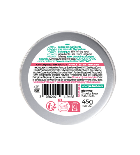 Energie Fruit DÉOCRÈME 48H FRAMBOISE - CERTIFIÉ BIO PAR ECOCERT