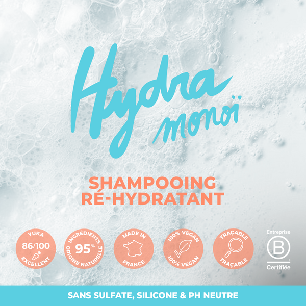 energie Fruit SHAMPOOING HYDRATANT SANS SULFATE - MONOÏ & HUILE DE MACADAMIA BIO