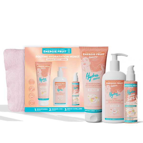 energie fruit TROUSSE ROUTINE HYDRATATION CAPILLAIRE MONOÏ