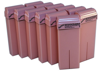 Epilwax Lot De 6/12 Roll-on De Cire Jetable Rose