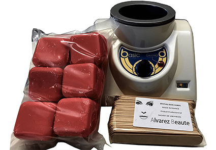 Epilwax Kit D’épilation Complet à La Cire Chaude Rose Cuve 800 Ml