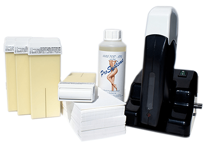 epilwax Kit d’épilation modulaire complet à la cire jetable Blanche