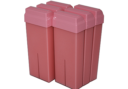 Epilwax Kit D’épilation Modulaire Complet à La Cire Jetable Rose Avec Roulette Grand Modèle Pour Les Jambes Aisselles Et Le Corps