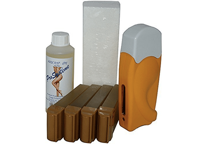 epilwax Kit d’épilation solo complet à la cire jetable au Miel