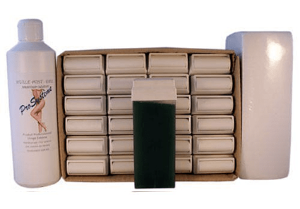 epilwax Lot de 24 roll-on de cire au Potassium & Azulène