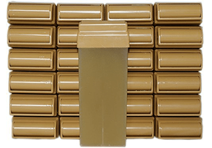 epilwax Lot de 24 roll-on de cire Miel pour les jambes et le corps