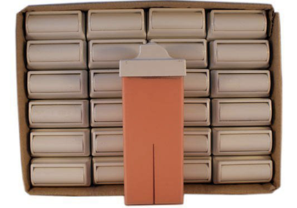 epilwax Lot de 24 roll-on de cire Rose pour épilation du Visage