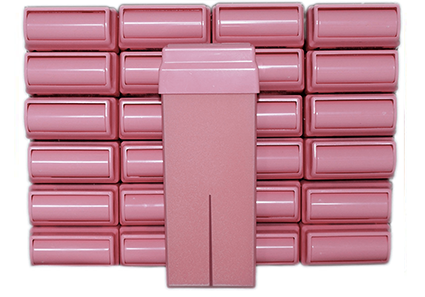 Epilwax Lot De 24 Roll-on De Cire Rose Pour Les Jambes Et Le Corps