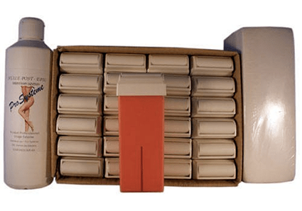 epilwax Lot de 24 roll-on de cire Rose pour les jambes