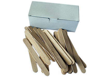 epilwax Sachet De 100 Spatules Corps Jetable En Bois