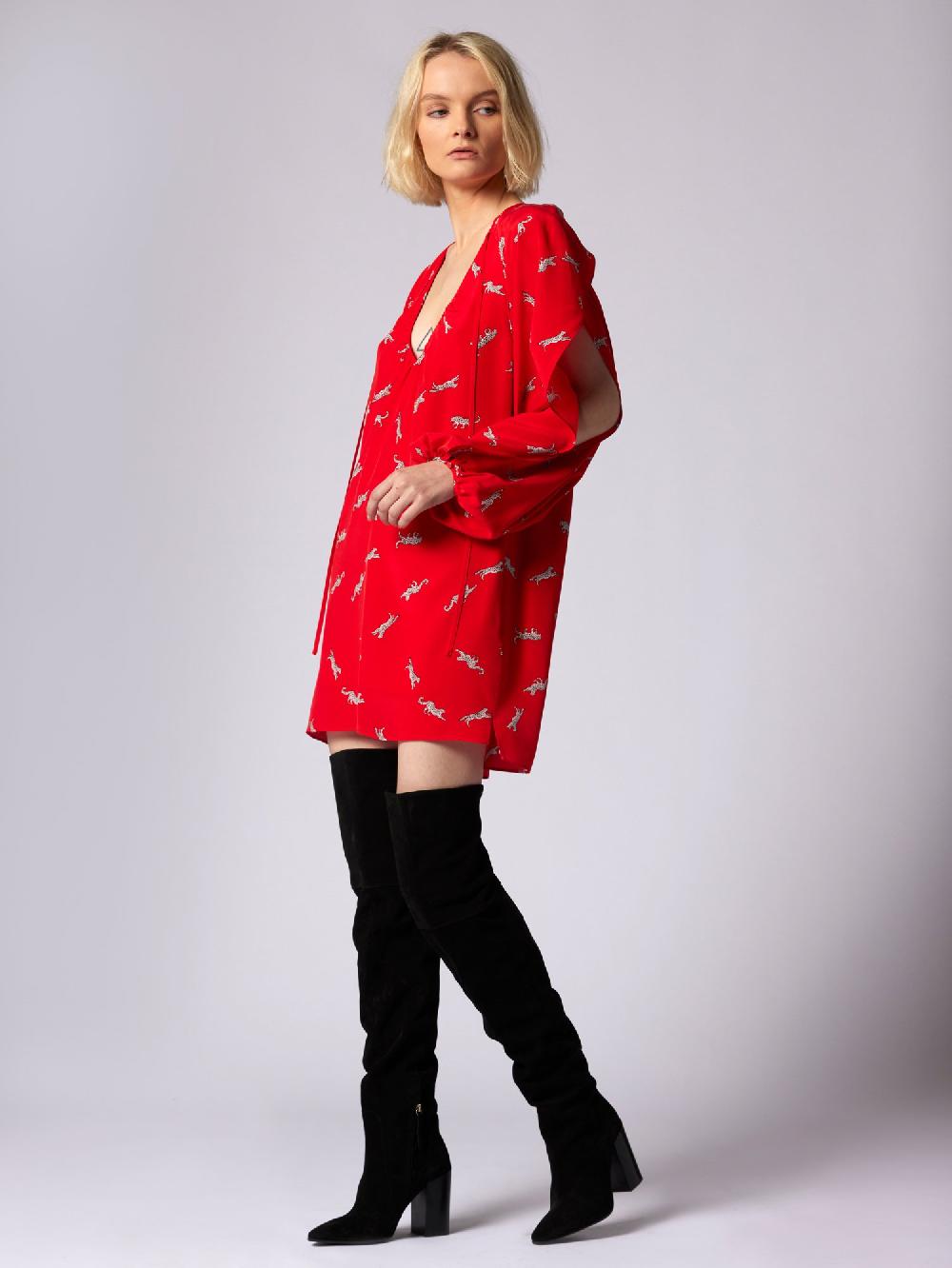 Equipment Cameron Mini Silk Dress