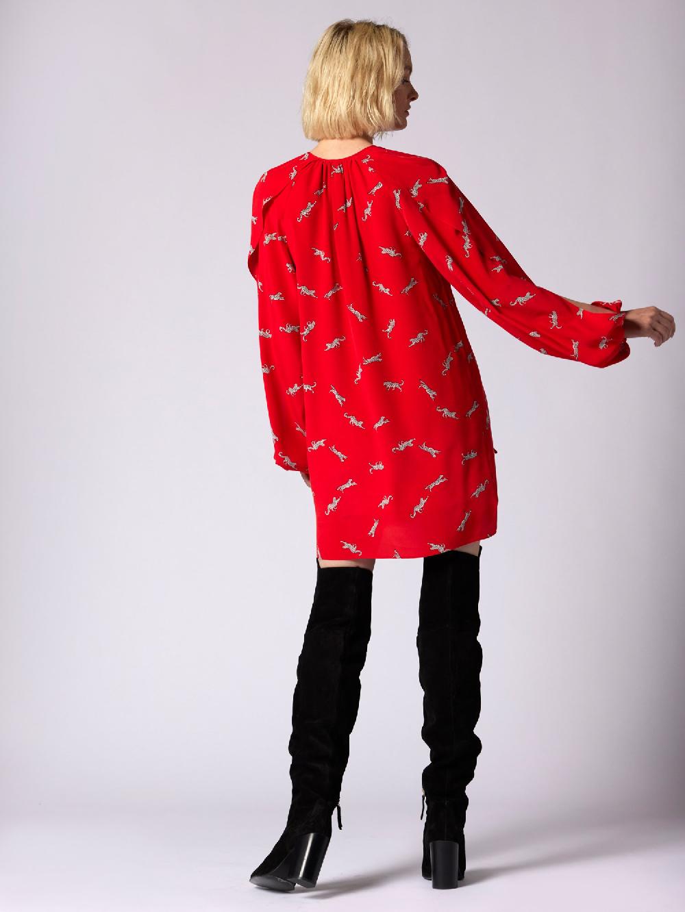 Equipment Cameron Mini Silk Dress