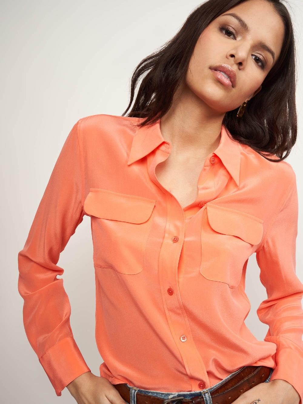 Equipment Slim Signature Silk Shirt