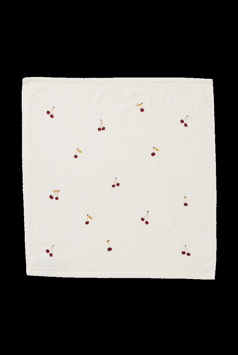 essix home collection Carré éponge brodé Les Cerises essix home collection Carré éponge brodé Les Cerises