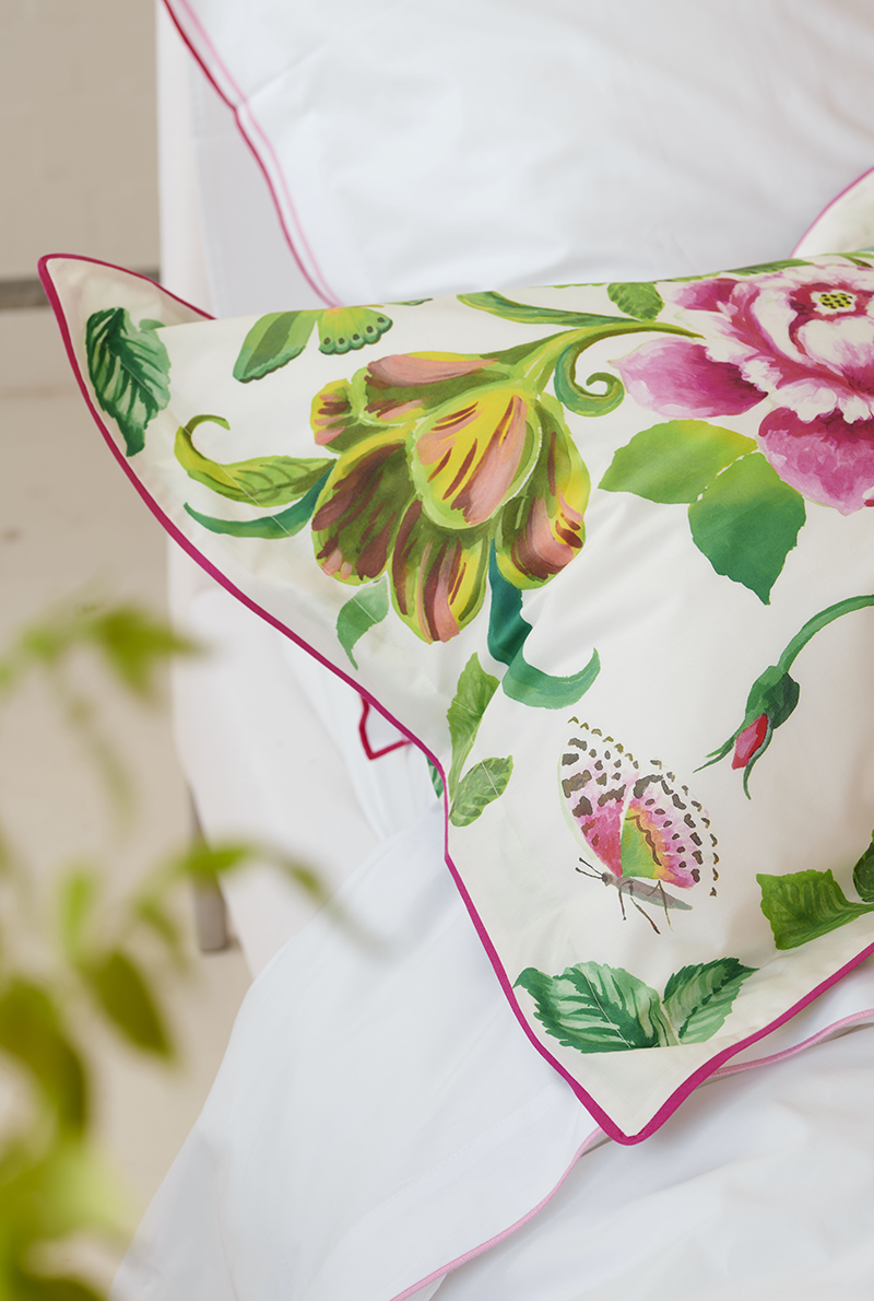 Essix Home Collection Cotton Percale Pillowcase Eleonora