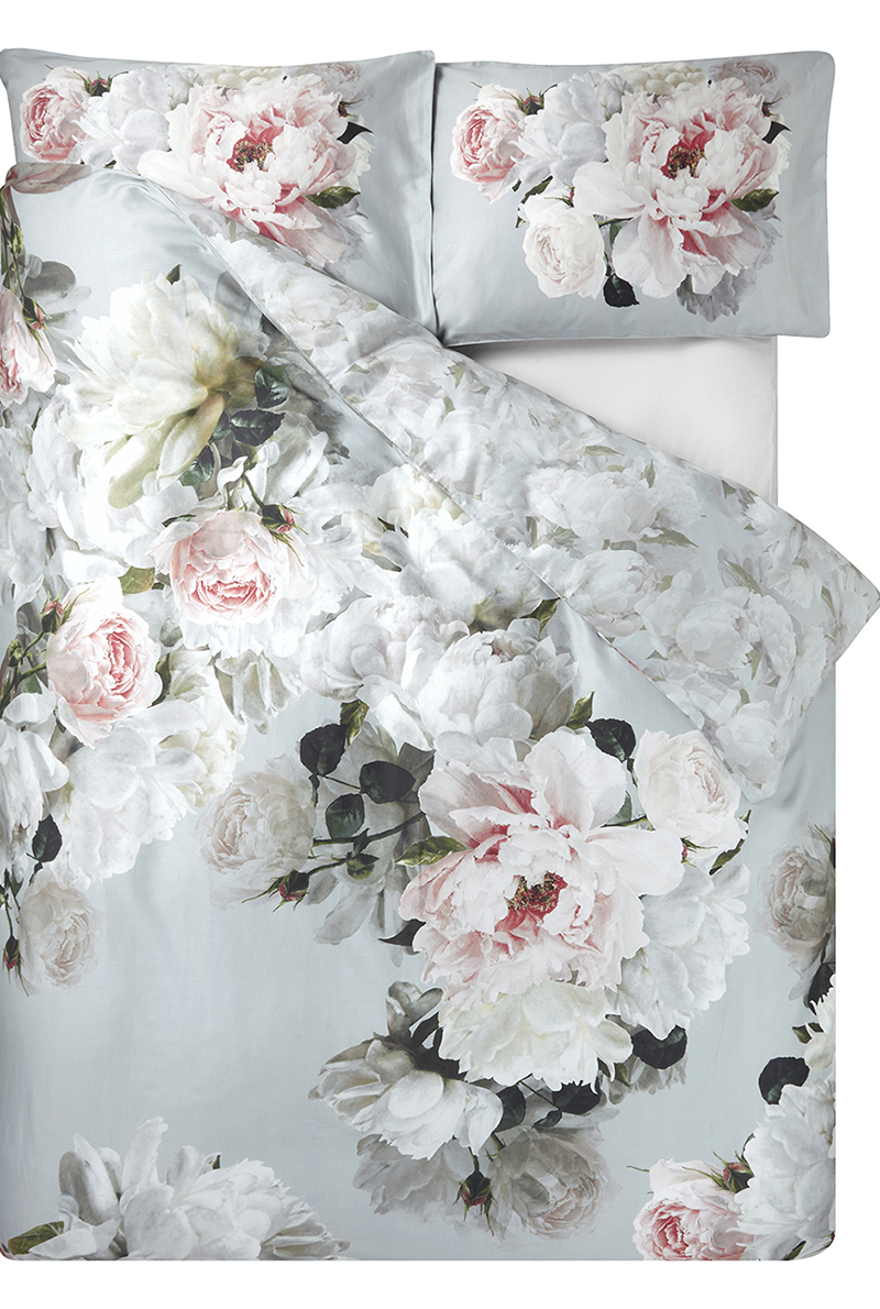 Essix Home Collection Cotton Satin Bed Set Peonia Grande