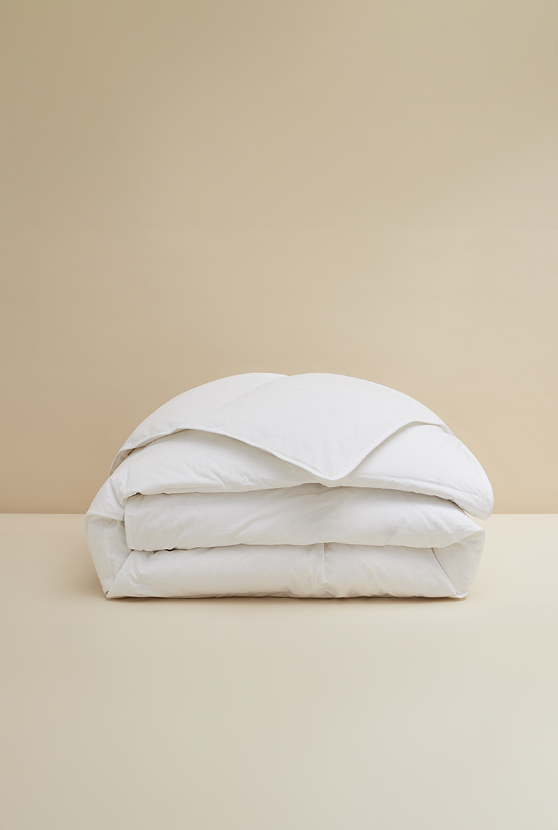 essix home collection Couette légère en percale de coton Céleste