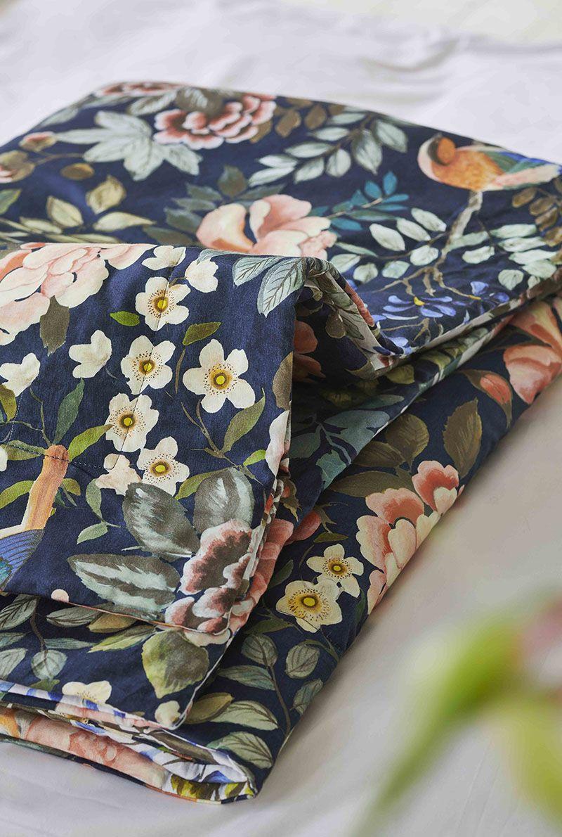 essix home collection Courtepointe en satin de coton Porcelain de Chine 135x220 cm