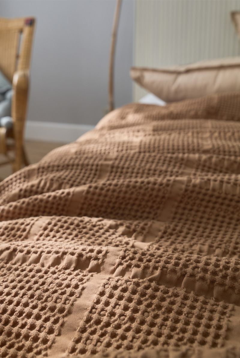 Essix Home Collection Couvre-lit En Jacquard De Coton Yogi