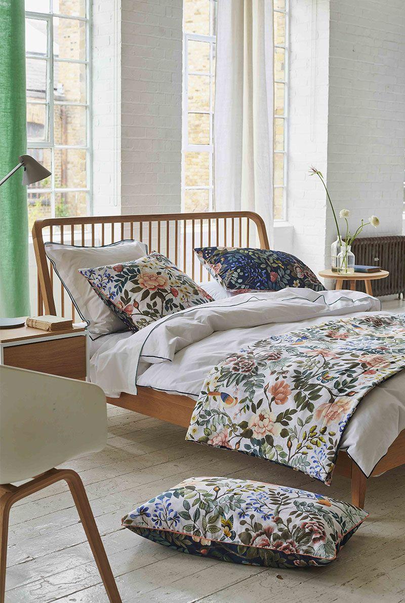 Essix Home Collection Couvre-lit En Satin De Coton Porcelain De Chine