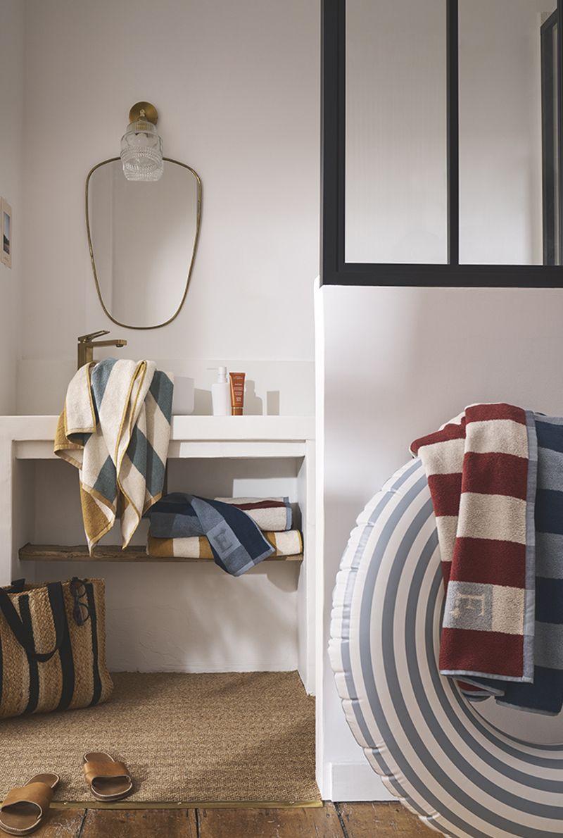 Essix Home Collection Drap De Plage Jacquard Transat