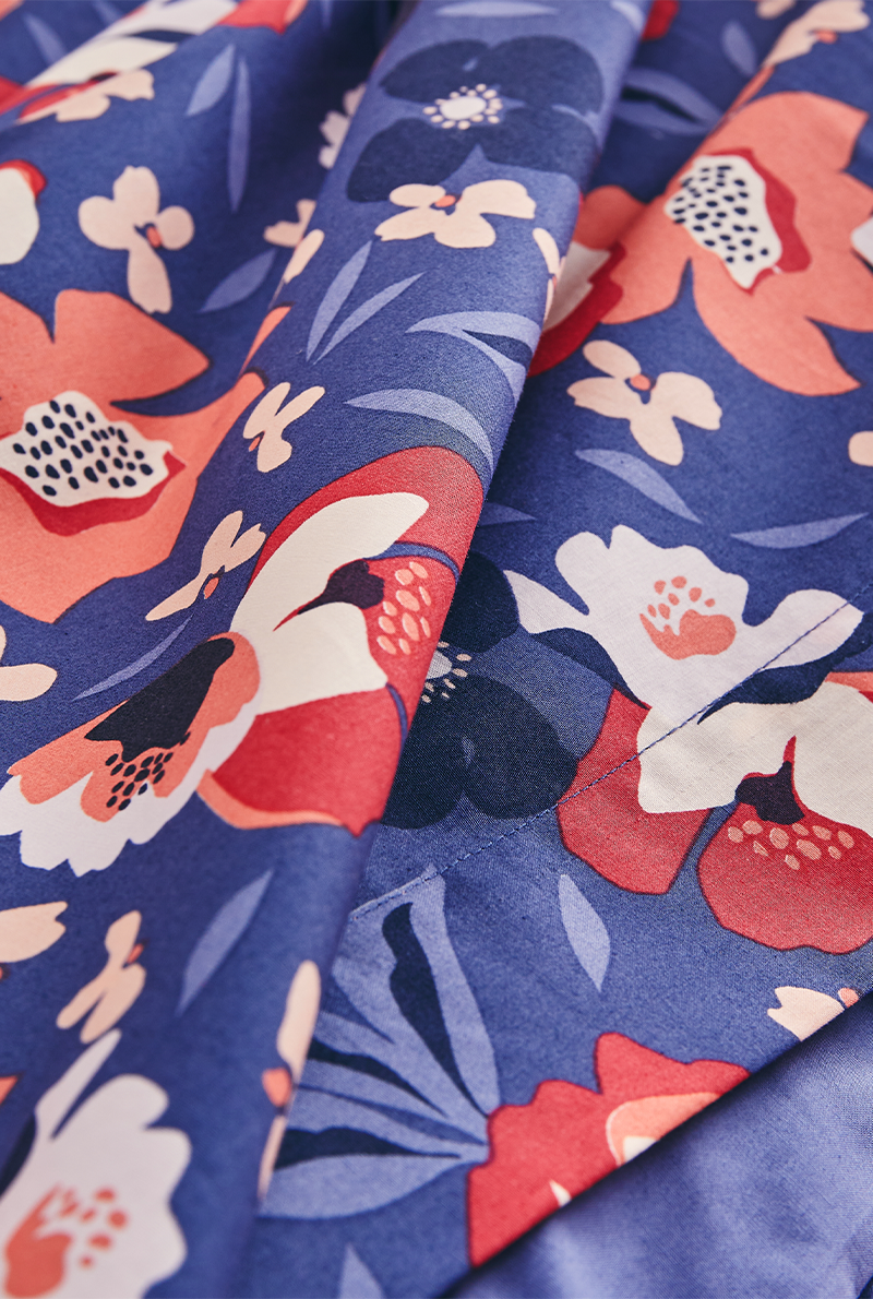 Essix Home Collection Drap Plat En Percale De Coton Alice