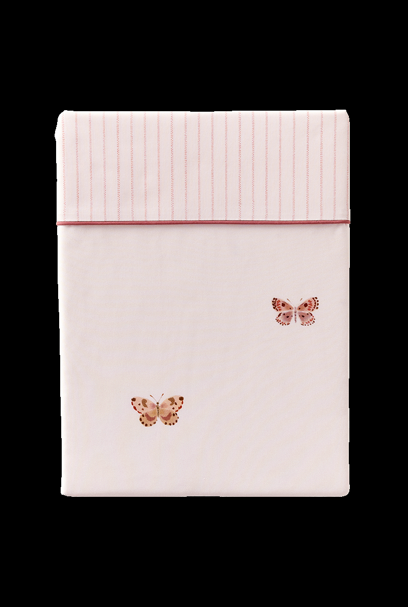 essix home collection Drap plat en percale de coton Délicatesse