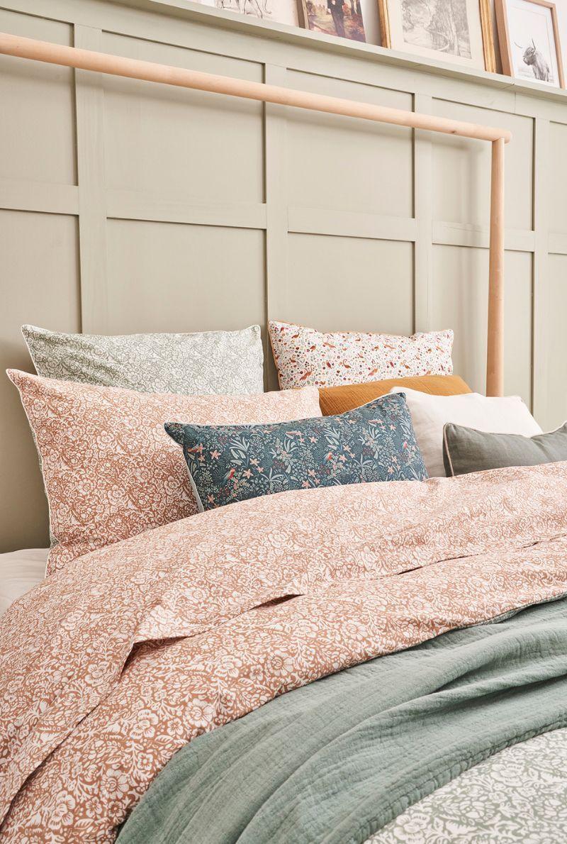 Essix Home Collection Drap Plat En Percale De Coton Jaipur