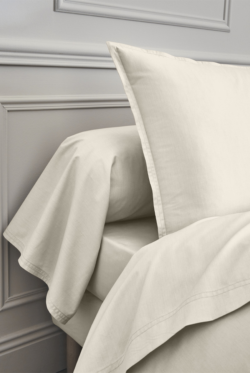 Essix Home Collection Drap Plat En Percale De Coton Première