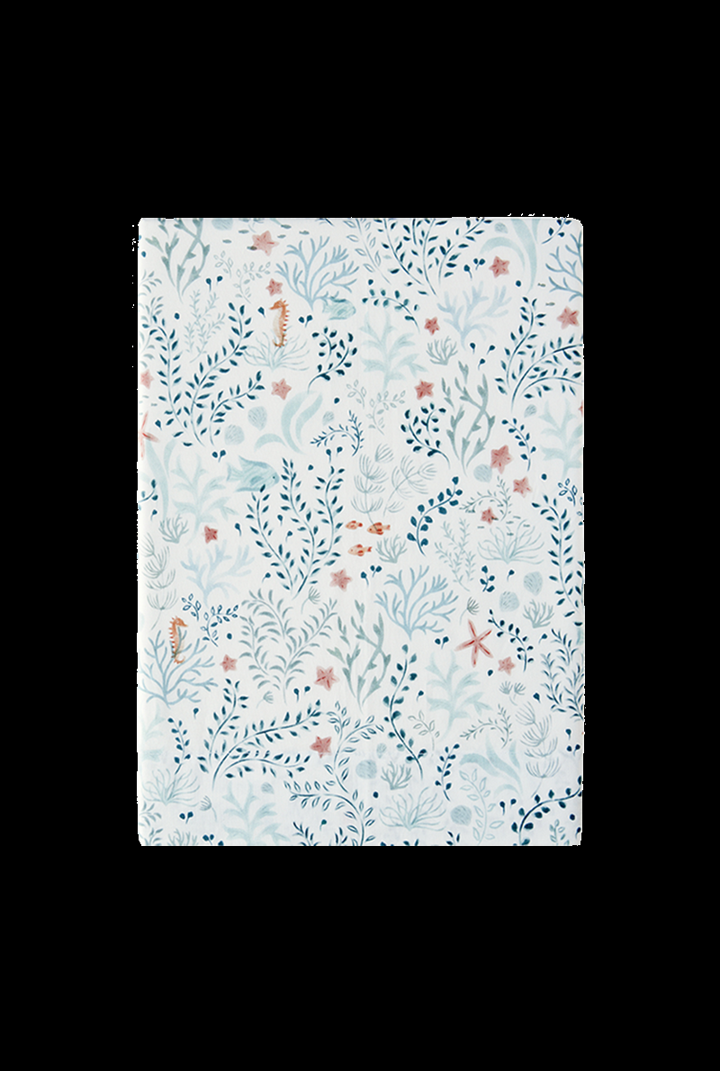 essix home collection Drap plat en percale de coton Sous l'Ocean