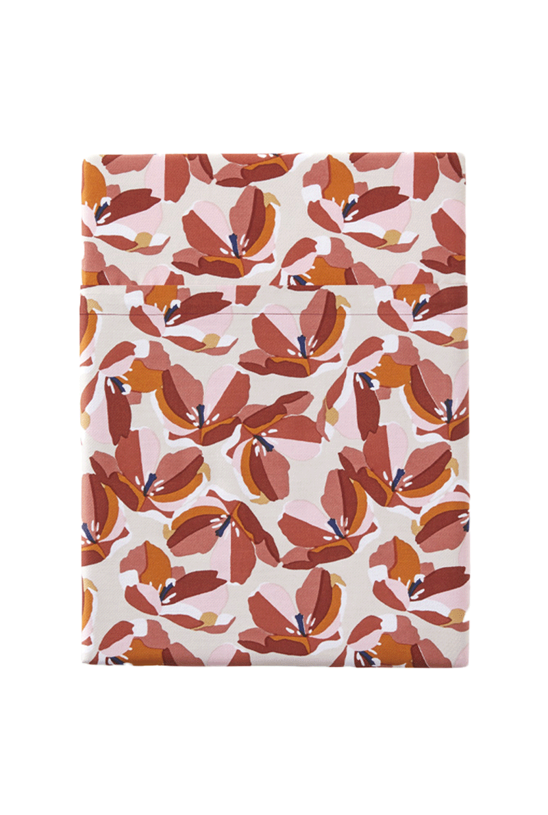 essix home collection Drap plat en satin de coton Allegoria