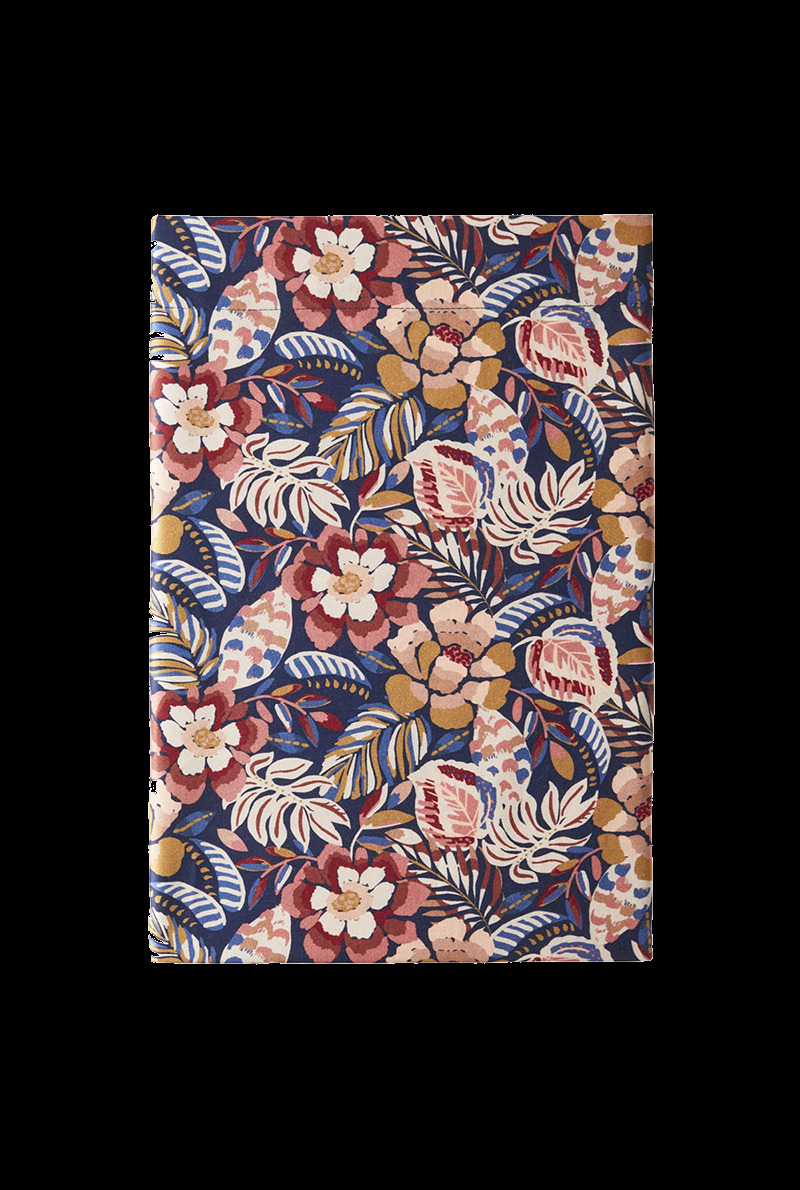 essix home collection Drap plat en satin de coton Folk Flowers