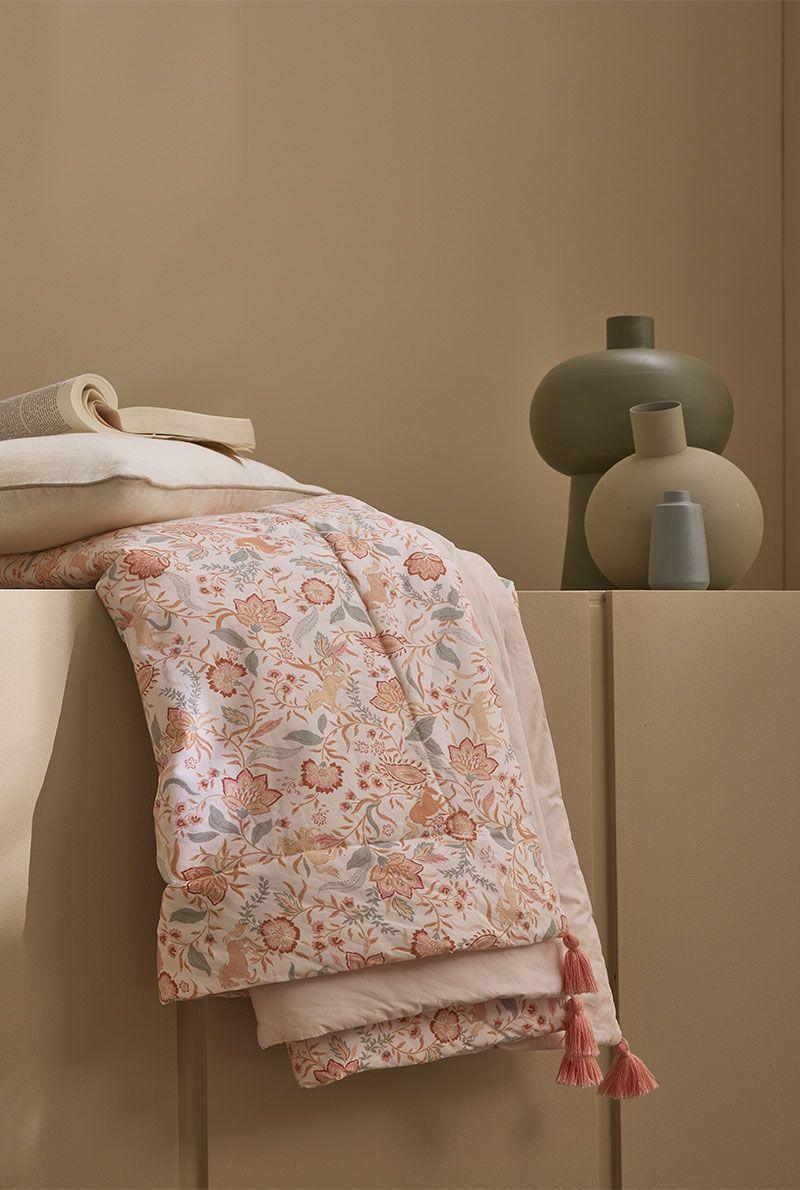 Essix Home Collection Édredon Matelassé En Percale De Coton Allure 130x200 Cm