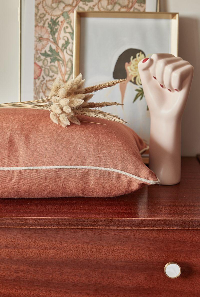 Essix Home Collection Coussin En Lin Arty