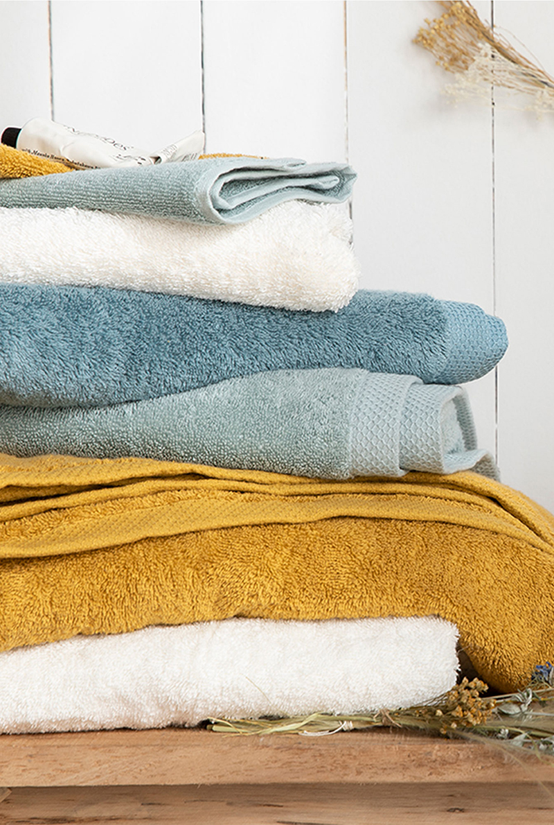 Essix Home Collection Drap De Bain En Coton Aqua
