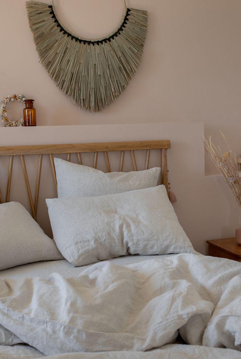 Essix Home Collection Parure De Lit Unie En Lin