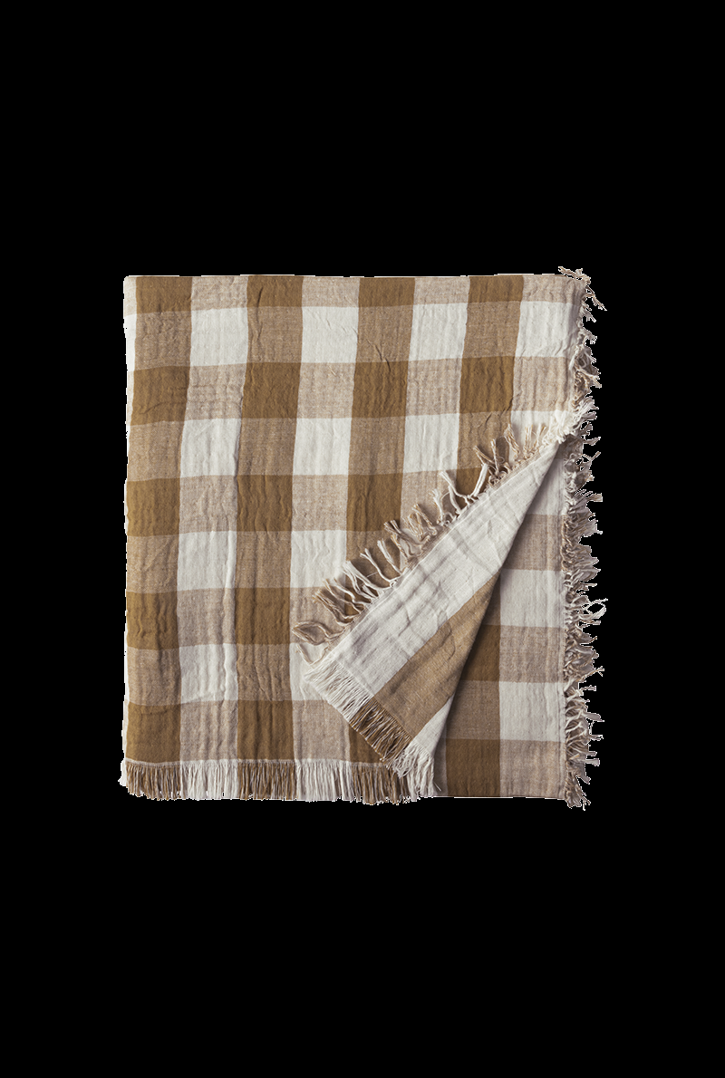 essix home collection Plaid en gaze de coton Daisy essix home collection Plaid en gaze de coton Daisy