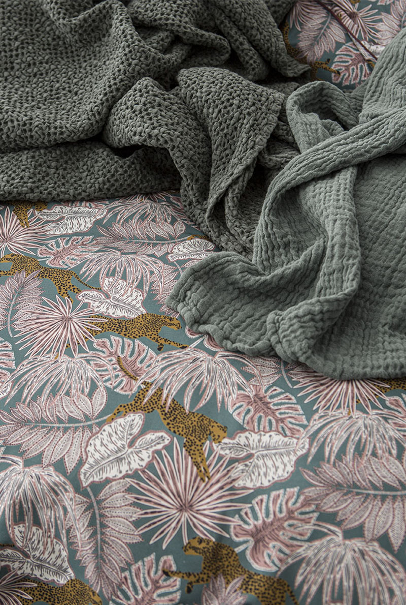 Essix Home Collection Plaid En Gaze De Coton Jazzy