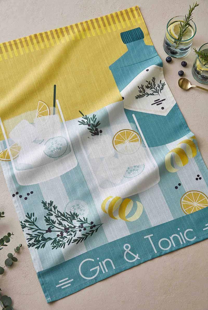 Essix Home Collection Torchon En Métis Gin Tonic