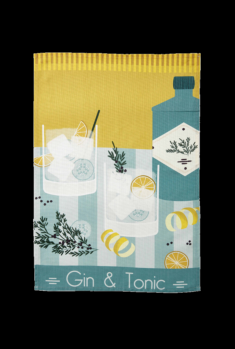 essix home collection Torchon en métis Gin tonic